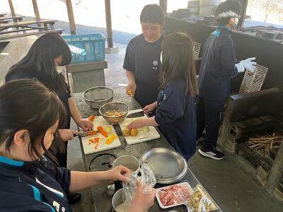 屋外炊事１